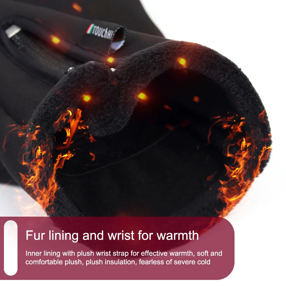 Windproof Heated Gloves