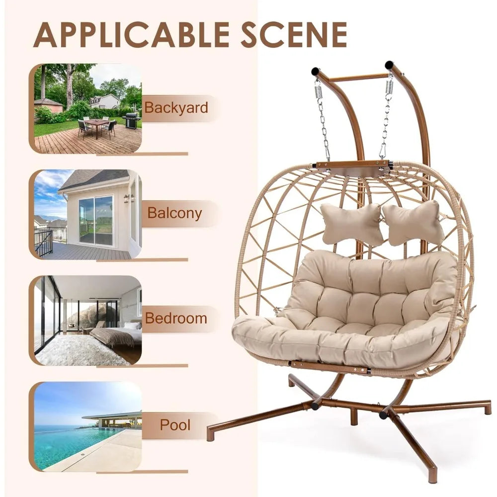 Wicker Hanging Egg Chair