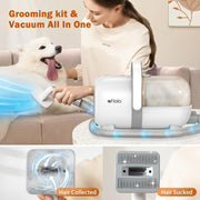 Vacuum & Dog Clippers Nail Trimmer Grinder & Dog Brush