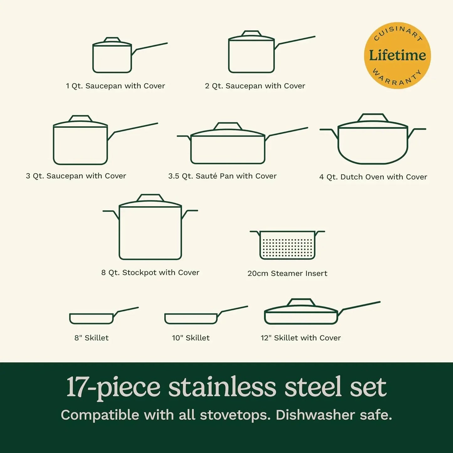 17-Piece Cookware Set