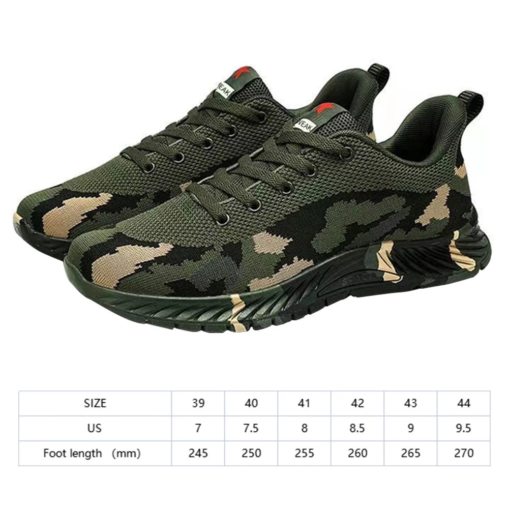 Camouflage Sneakers Casual Running Shoes