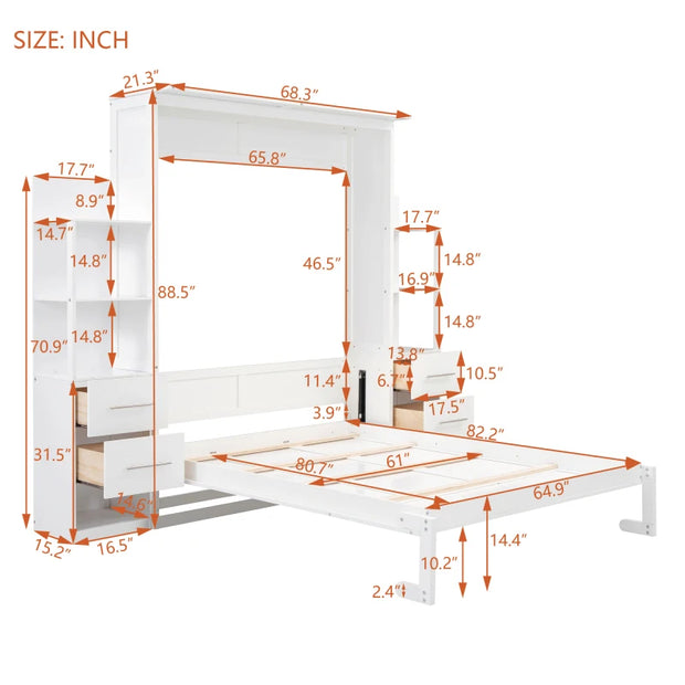 Queen Size Murphy Bed