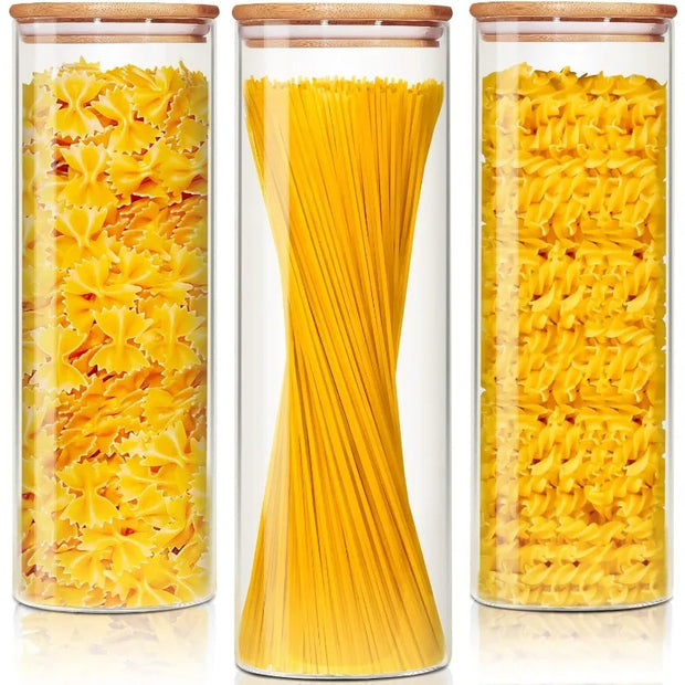 Glass Canisters with Airtight Lids