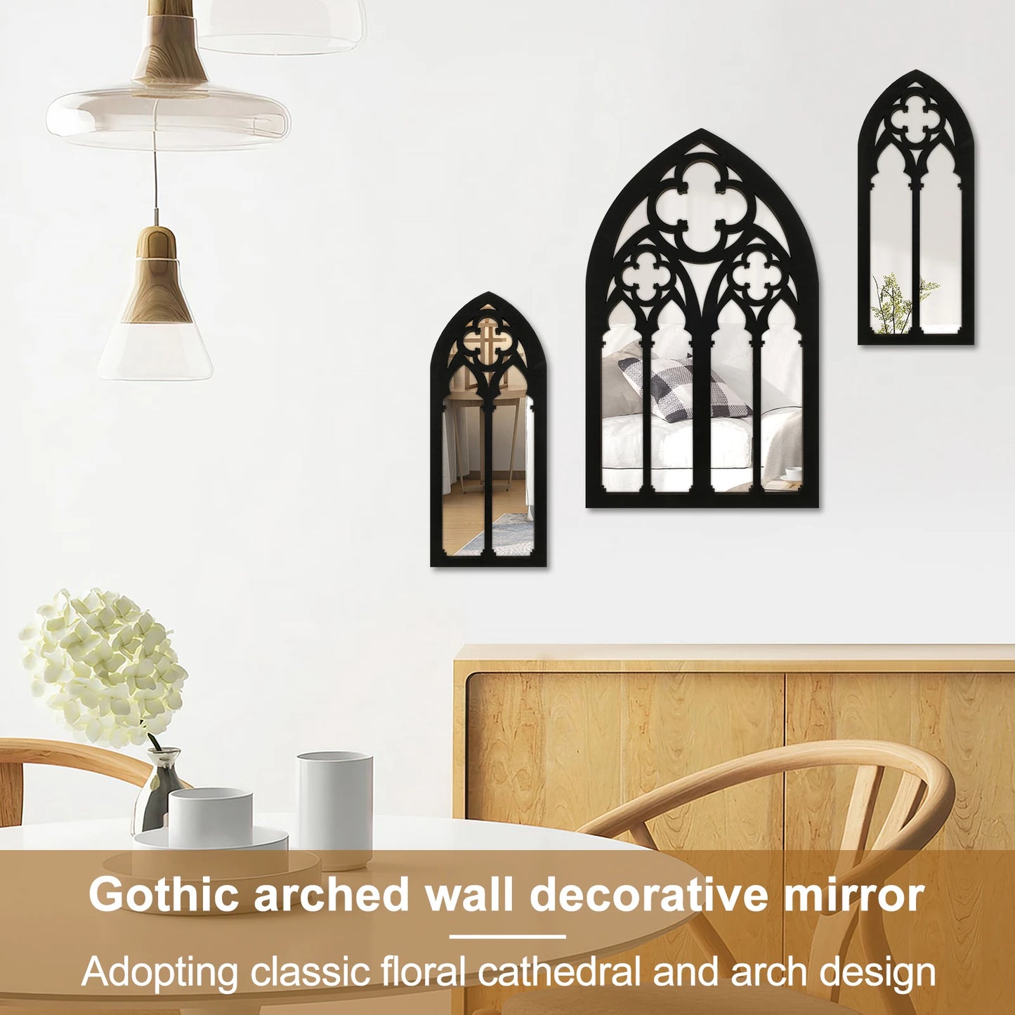 3pcs  Wall  Decorative Mirror