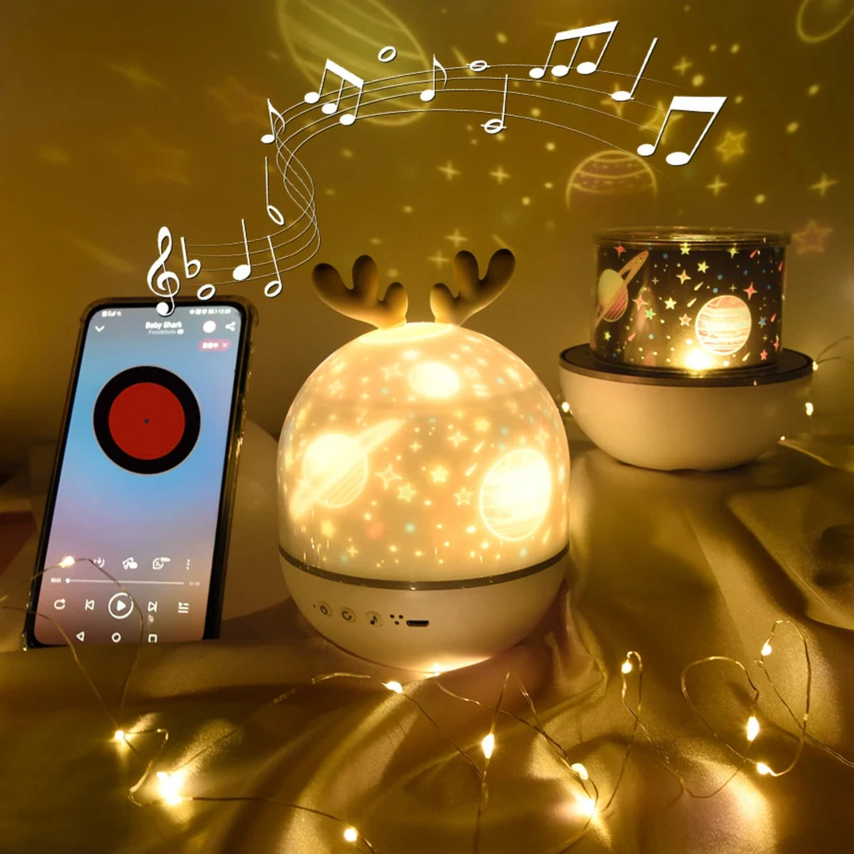 Night Light With BT Speaker