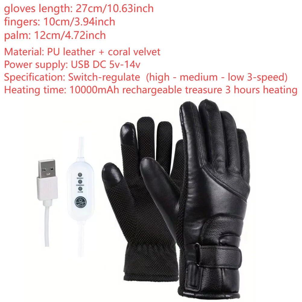 USB Rechargeable Electric Gloves