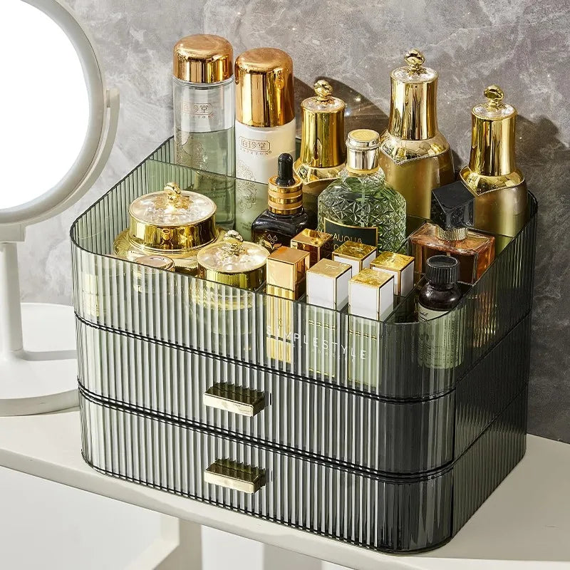 Makeup Organizer with Stackable Drawers for Cosmetic