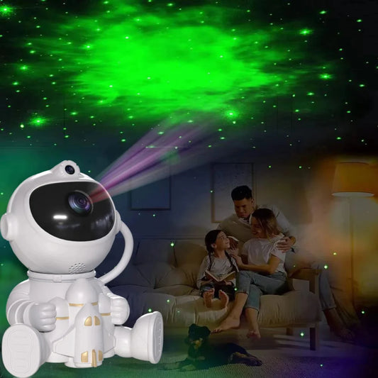 Rocket astronaut projector lamp