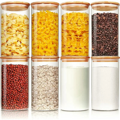 Glass Canisters with Airtight Lids