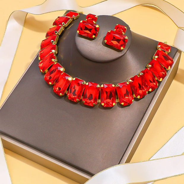 Red Crystal Jewelry