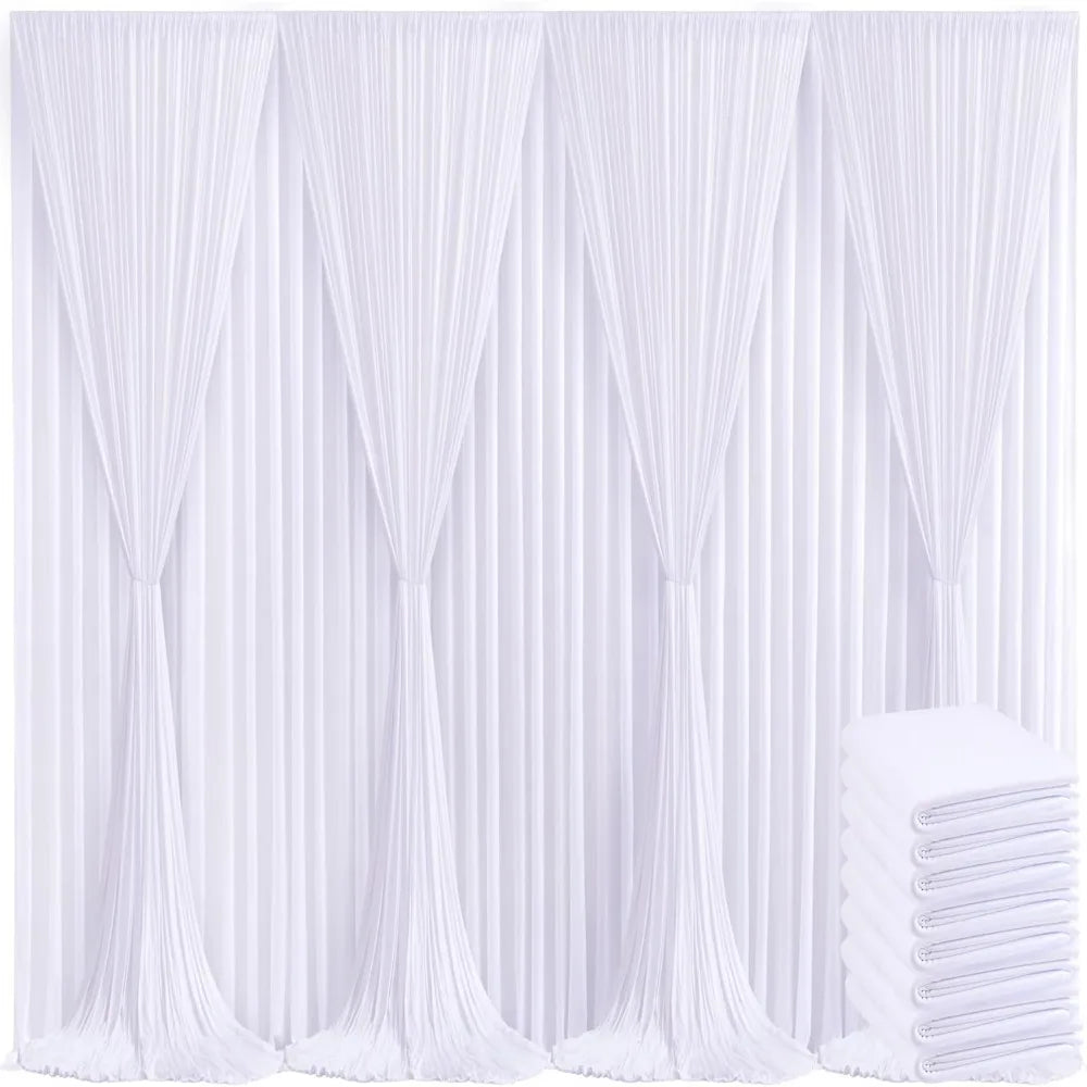 Wrinkle Free Bridal Shower Curtain