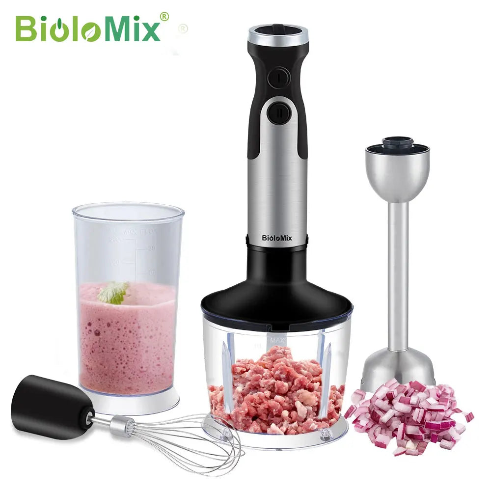 5-in-1  Hand Stick Blender/ Vegetable, Meat Grinder