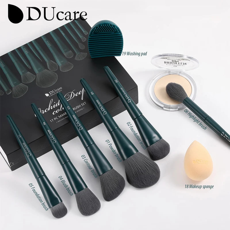 Makeup Brushes kits Synthetic Hair 17Pcs