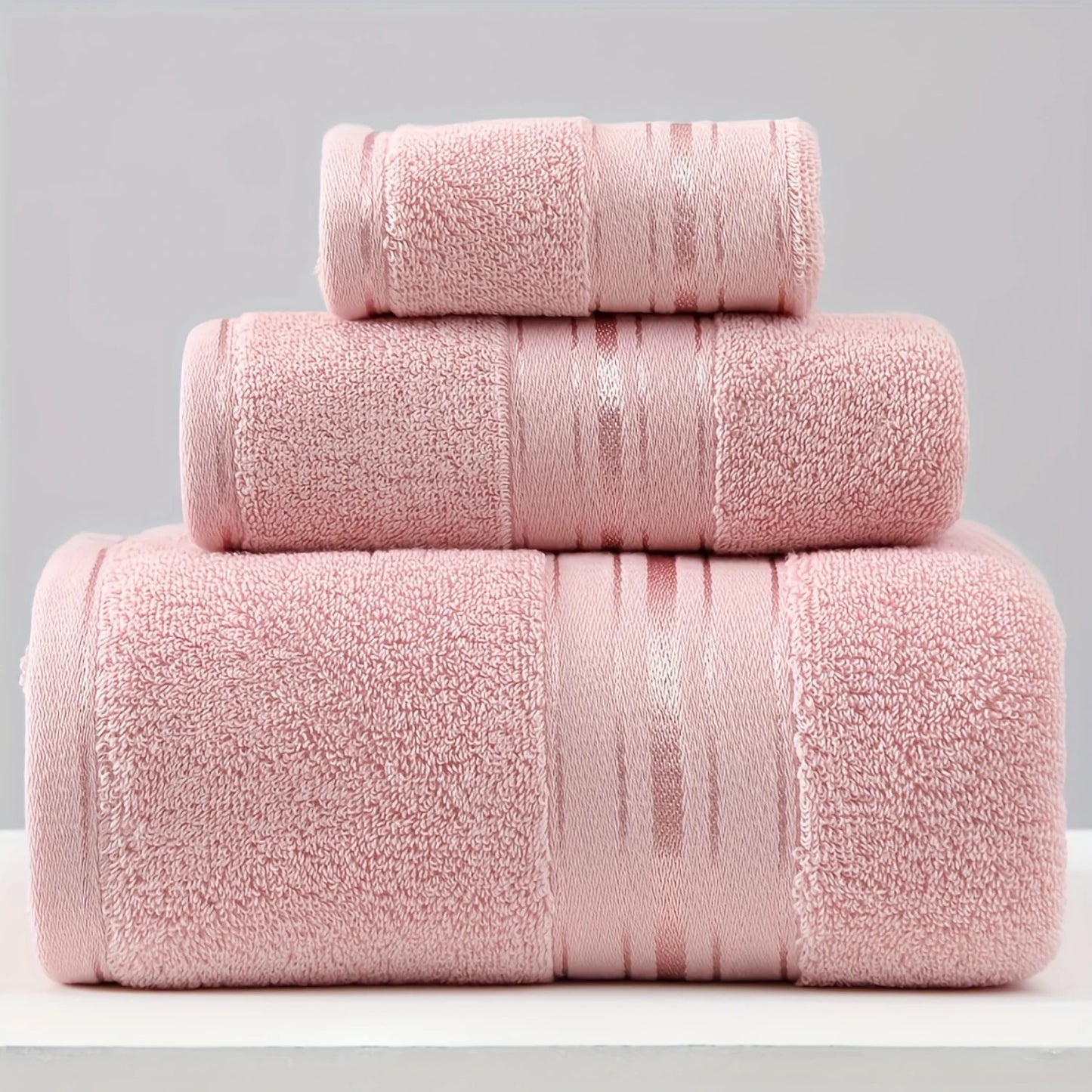 3-Piece Cotton Bath Towel Set