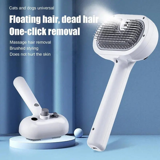 Self Cleaning Dog Brush grooming Removes cat hairs and dog