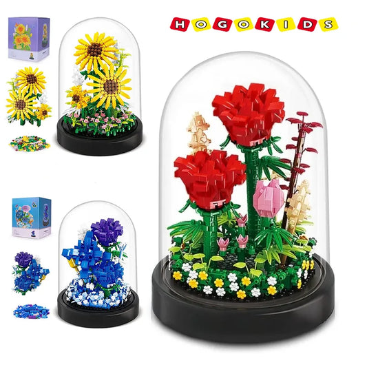 Building Kit DIY Flowers with Cover