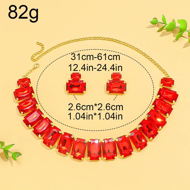 Red Crystal Jewelry
