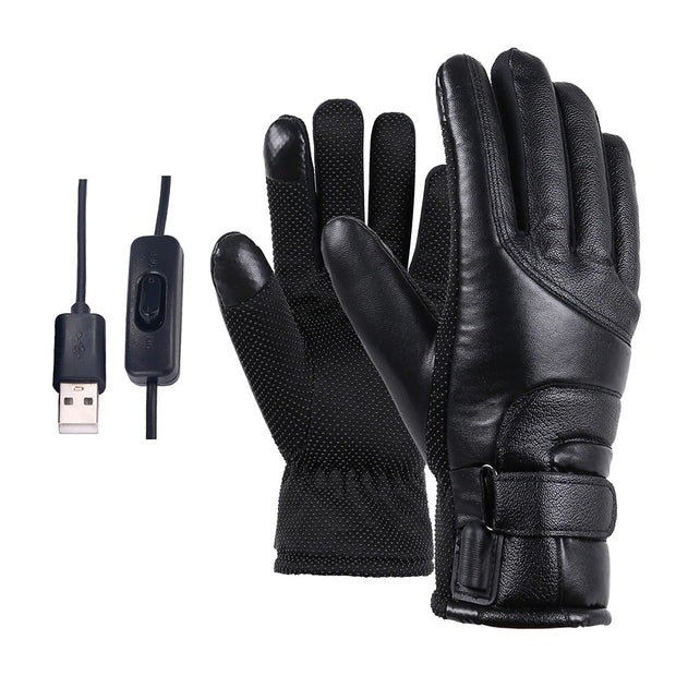 Gloves Men Women USB Charger