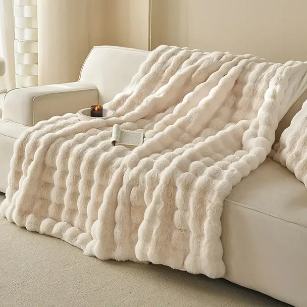 Rabbit Fleece Blankets