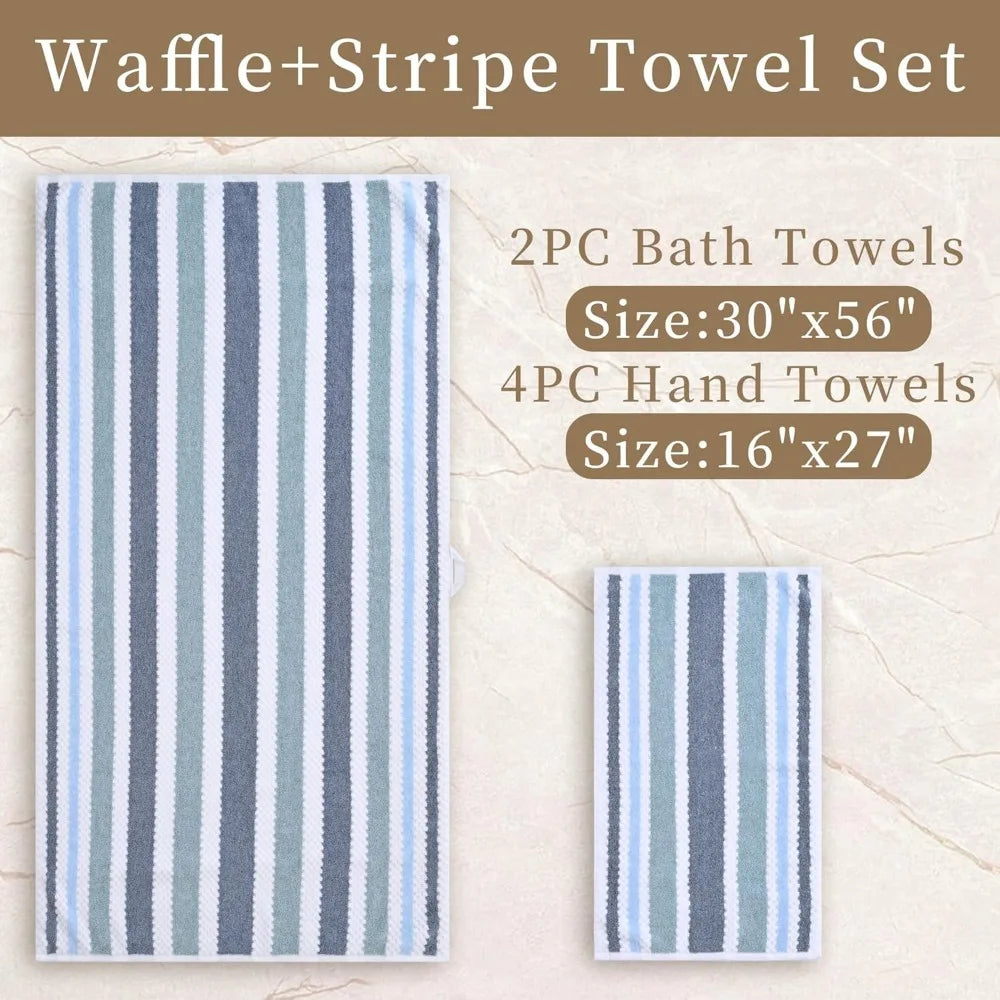 6 Piece Towels Set