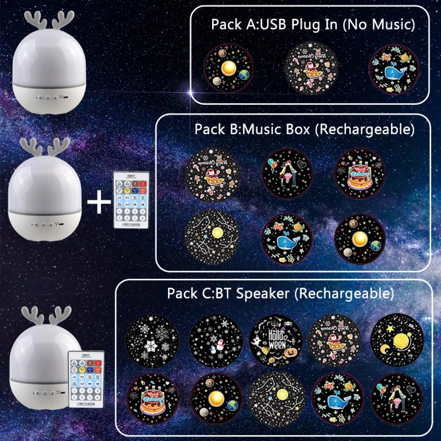 Night Light With BT Speaker