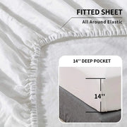 Solid Color Blended Bedding Set