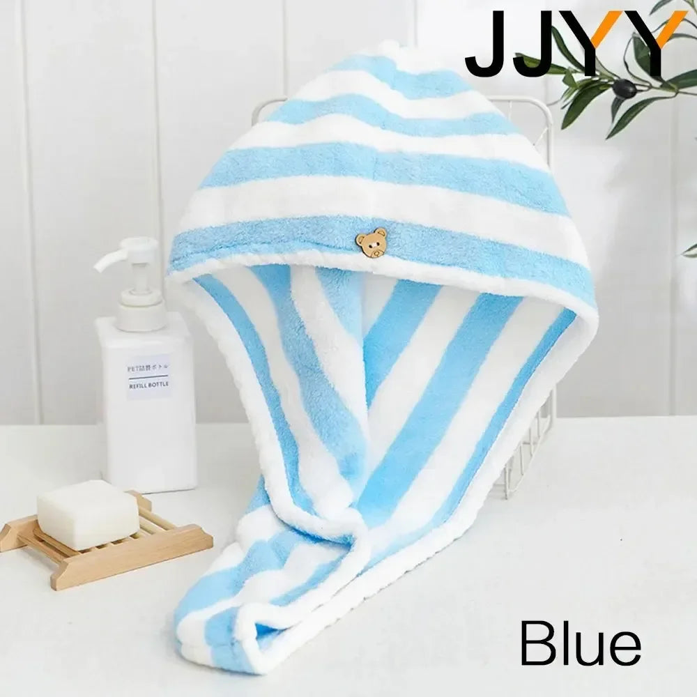 Microfiber Towel Set with Quick Dry Shower Cap