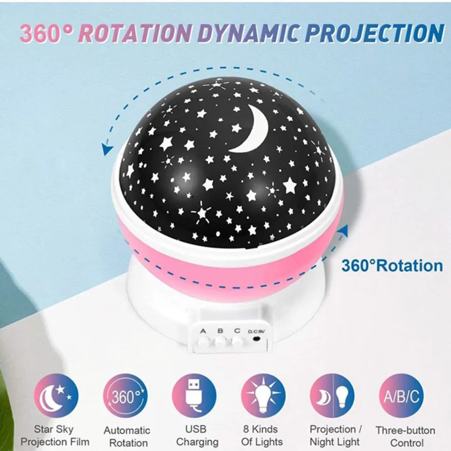 Star Projector LED Night Light