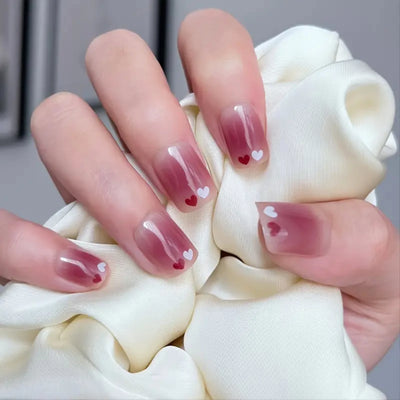 Red Glitter Nails