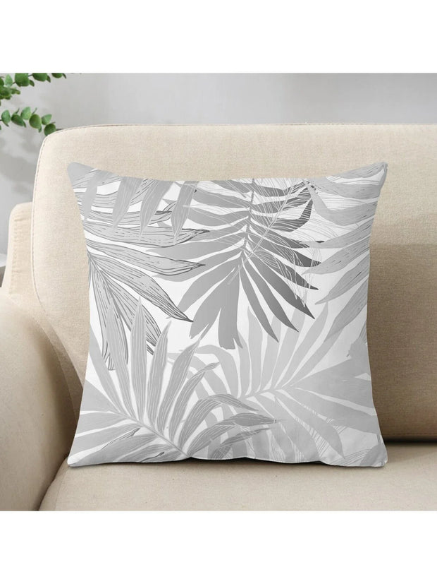 Leaf Printed Cushion Cover