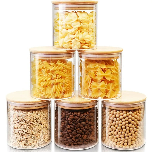 Glass Canisters with Airtight Lids