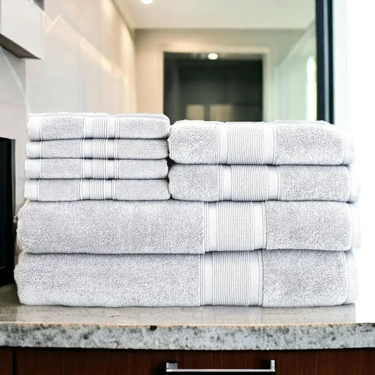 8 Piece Bathroom Towel Set