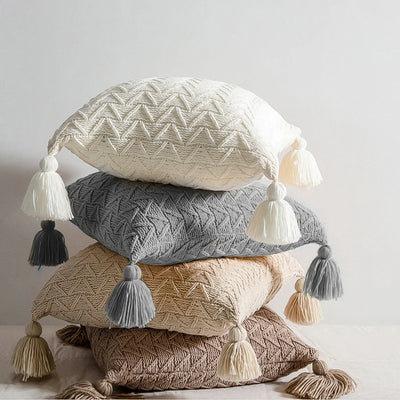 Pillow Case Tassels Cushion Cover