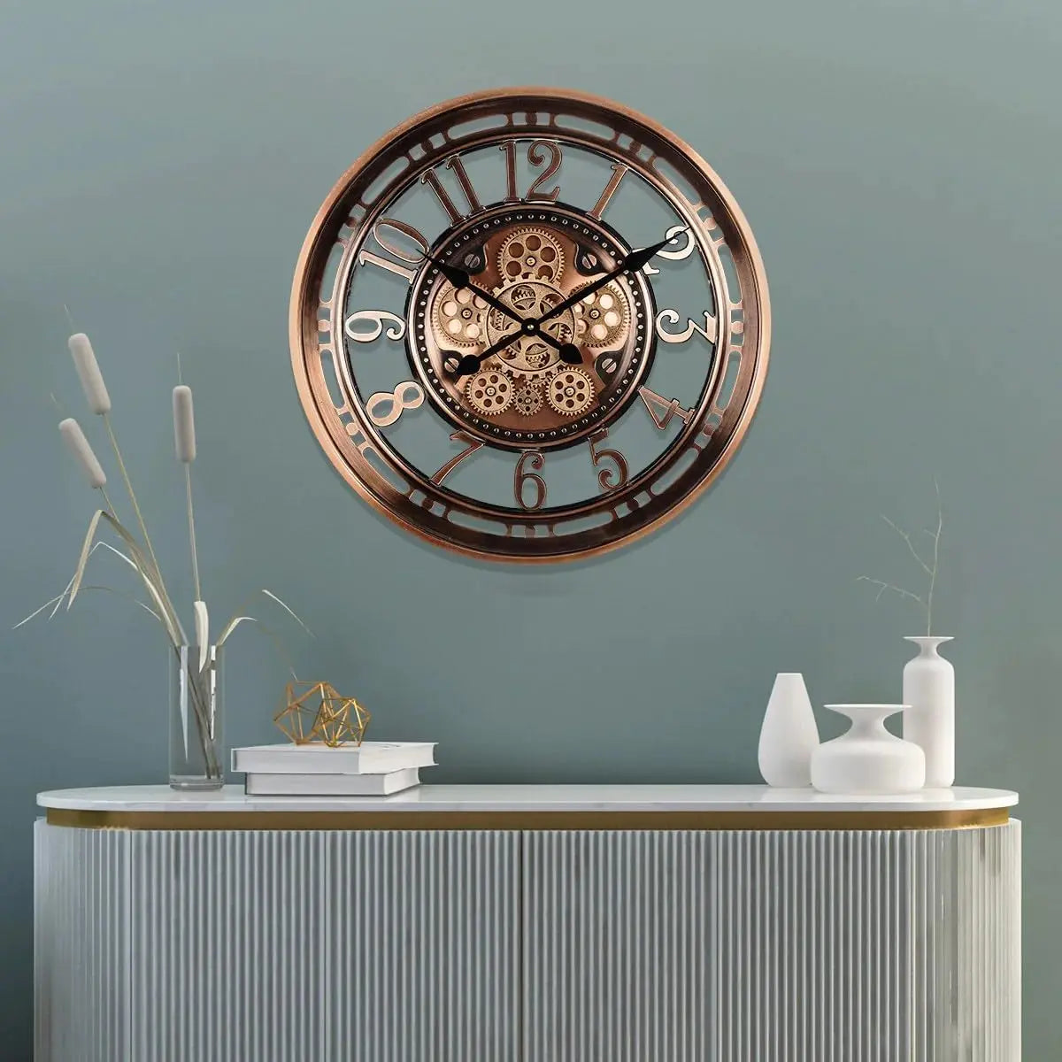 21 Inch Bronze Wall Clock