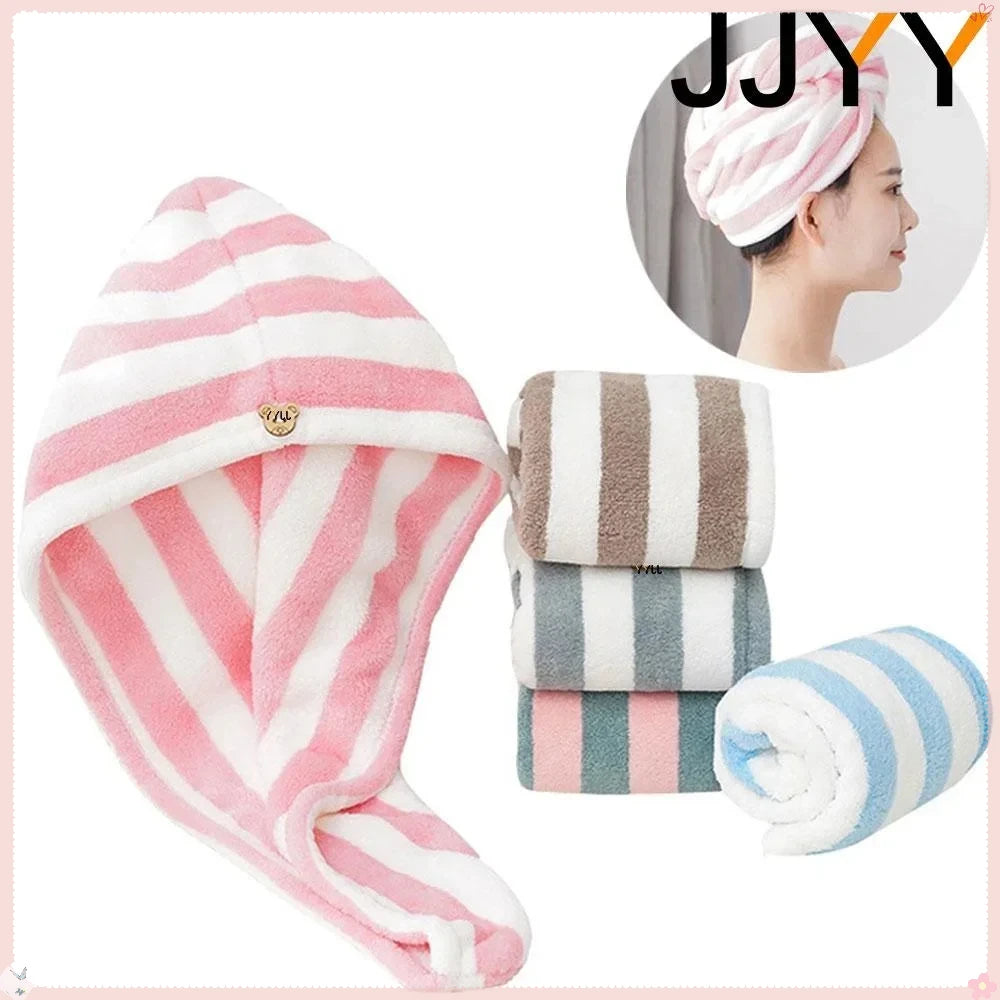 Microfiber Towel Set with Quick Dry Shower Cap