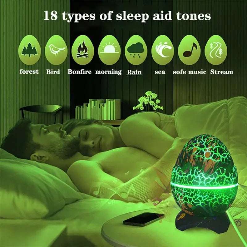 Dinosaur Eggs Night Lamp Projector