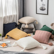 Pillow Case Tassels Cushion Cover