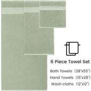6 Piece Premium  Towel Set