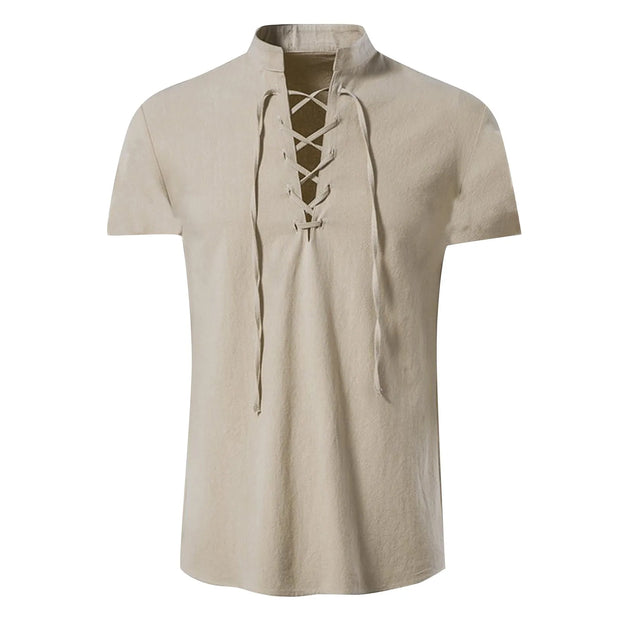 Men's Short Sleeve  Cotton Shirt