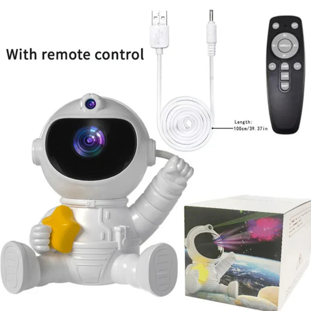 Rocket astronaut projector lamp