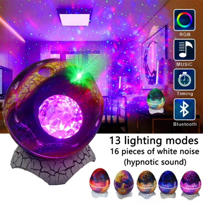 Dinosaur Eggs Night Lamp Projector