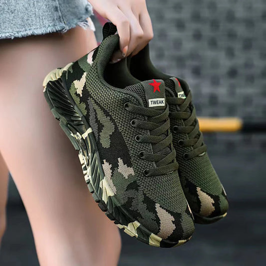 Camouflage Sneakers Casual Running Shoes