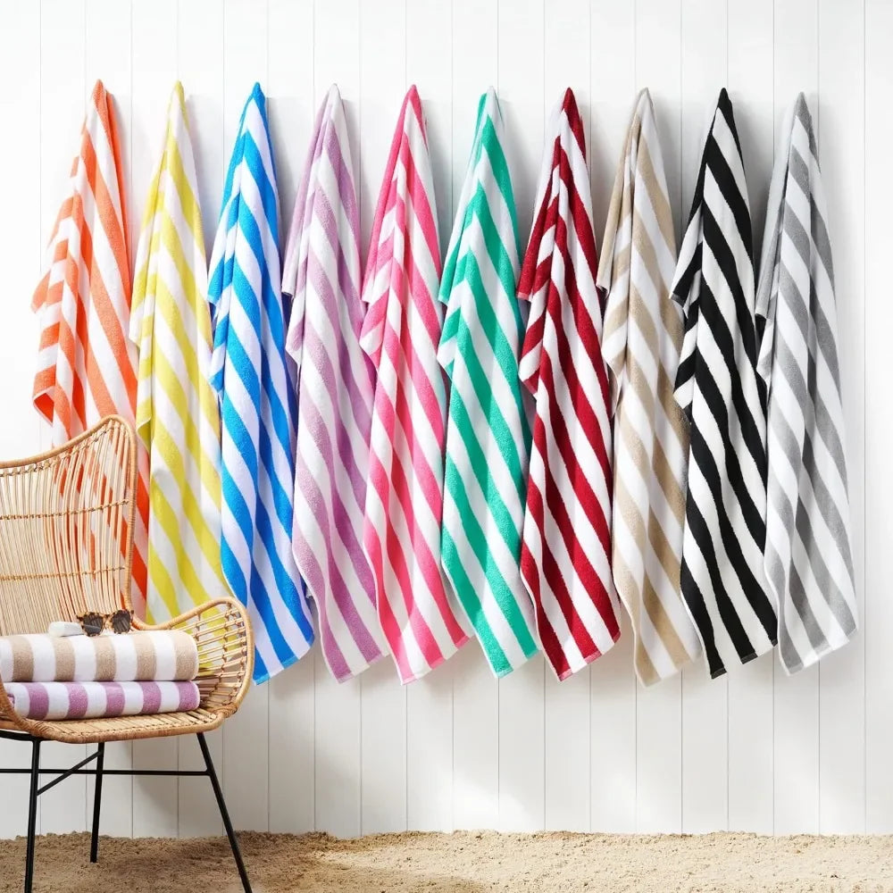 Stripe Beach Towel Pack of 4