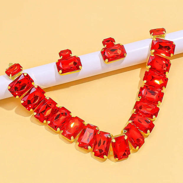 Red Crystal Jewelry