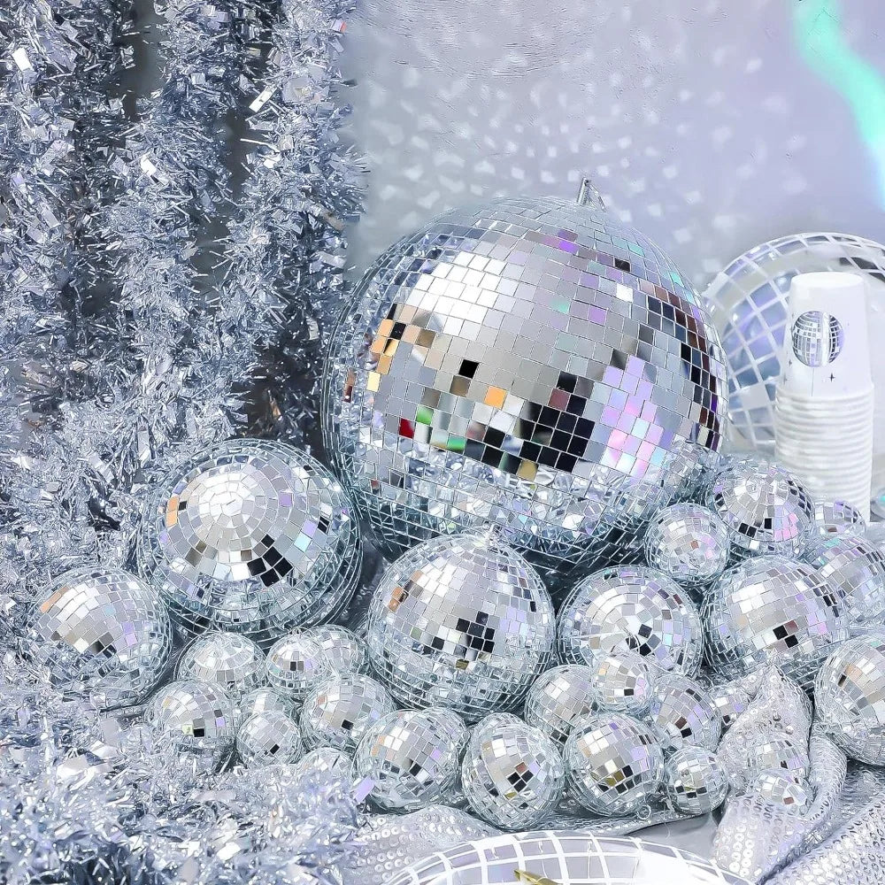 Disco Balls Ornaments Different Sizes