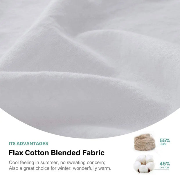 Solid Color Blended Bedding Set