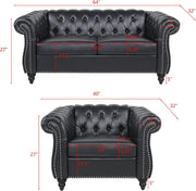 2 Pieces Sofa Set