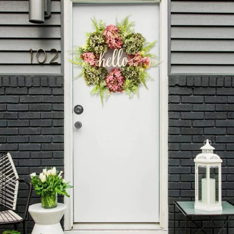 Artificial Hydrangea Wreath