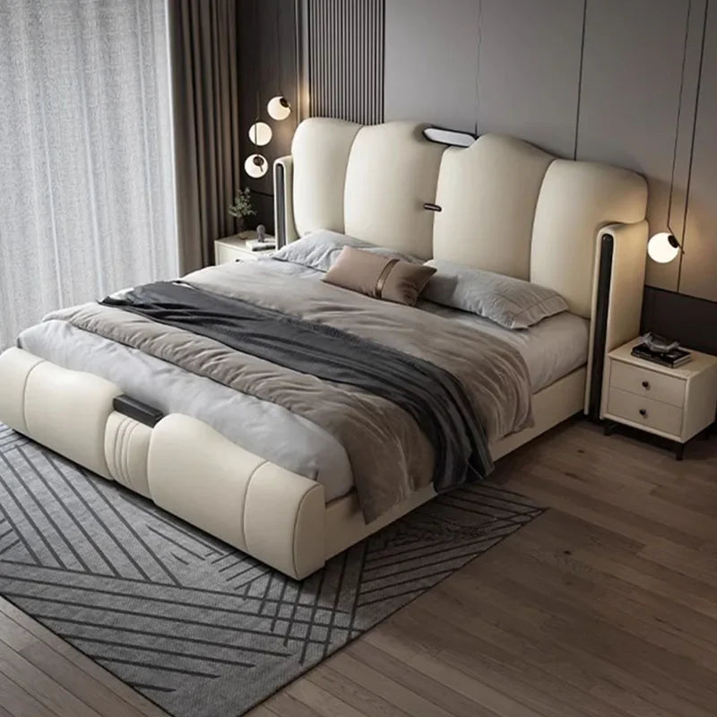 Leather Bed