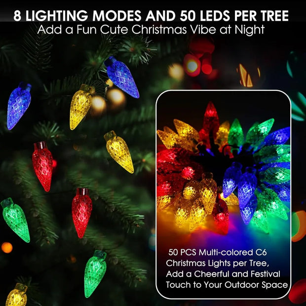 Christmas Tree Lights with 50 LEDs